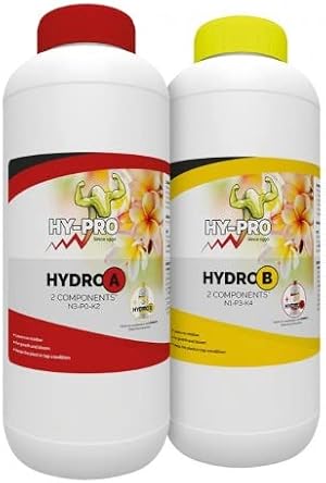 HY-PRO Hydro A+B nutrientes líquidos hidroponía