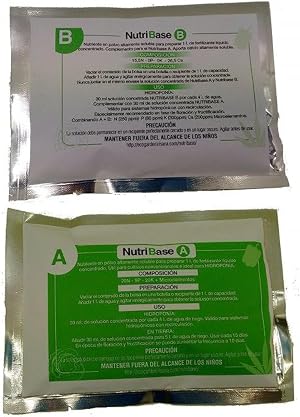Irisana NutriBase A+B fertilizante hidropónico en polvo